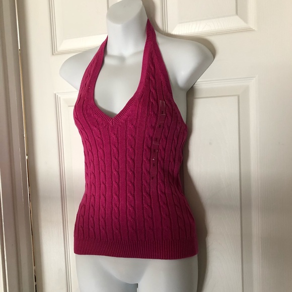 NWT Michael Michael Kors Pink Halter Top Size [S ] - Picture 2 of 6